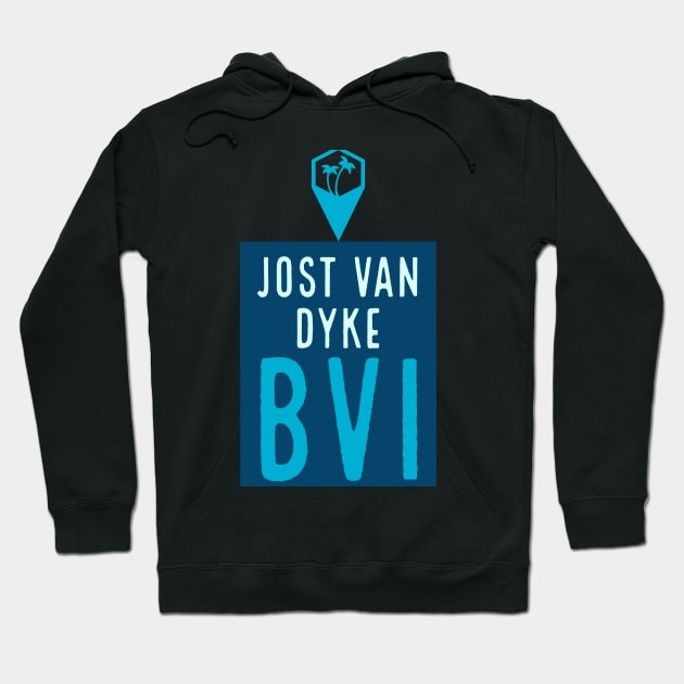 Jost Van Dyke, British Virgin Islands Hoodie by cricky